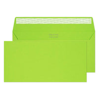 Blake Creative Color Bright Green Invitation Envelopes - 4 1/2" W x 9" L - Lime Green - 25 Pack-Lime Green