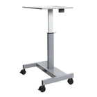 Luxor (STUDENT-P) Student Desk - Pneumatic Adjustable Height Sit/StandDesk-Melamine surface