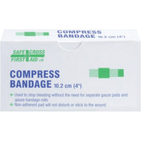 Compress Pressure Bandages, SAY369, Yes, 24 Pack-Size W" x L" - 4 x 4