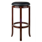 Winsome Wood Walcott 30" Swivel Bar Stools (94160)-Overall dimensions 30.24"H x 16.97"W x 16.97"D