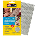 Activa Activ-Wire Mesh, 12" x 24", 1/4" x 1/8" Large Weave-Weave (lrg) 1/4" x 1/8", Mesh sheet measures 24" x 12"