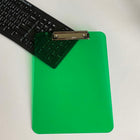 JAM Paper Standard Plastic Clipboard - Green - 12 Pack-The writing clip boards are great for the office, sport coaches, home use, job use, warehouse work, or school.