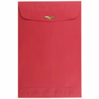 JAM Paper 6" x 9" Open End Catalog Coloured Envelopes with Clasp Closure - Red Recycled - 50 Pack-Size: 6 x 9 inches