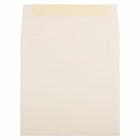 JAM Paper 8.5 x 8.5 Square Envelopes, Strathmore Natural White Wove, 1000 Pack (191283B)-Size: 8 1/2" x 8 1/2"