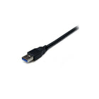 StarTech 6 ft Black SuperSpeed USB 3.0 Extension Cable A to A, M/F-Extends a USB 3.0 cable by up to 6-feet at transfer rates of up to 5 Gbps, which ensures an ideal connection even at longer distances