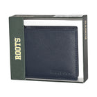 Roots Men's Leather Slimfold RFID Wallet with Removable Passcase - Navy-10