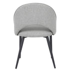 My Home My Living Polyester Side Chair - Light Grey - 2 Pack-Easy assembly