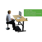 Uncaged Ergonomics Wobble Stool,  Active Sitting Chair for Standing Desks, Black-PERFECT STANDING DESK STOOL: Supports your weight, takes the load off your legs and gives you a rest from standing by letting you perch. The best office stool for your stand up desk!