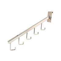Can-Bramar Waterfall With Hooks For Gridwall, 16", Chrome, 10 Pack-Gridwall waterfall with hooks