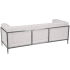 Flash Furniture HERCULES Imagination Series Contemporary Melrose LeatherSoft Sofa with Encasing Frame - White-Contemporary Style