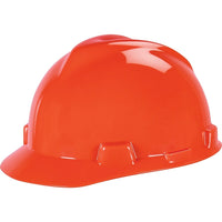 MSA V-Gard Protective Caps - Fas-Trac Suspension, Ratchet Suspension, High Visibility Orange - 4 Pack-Certification(s) ANSI Type I
