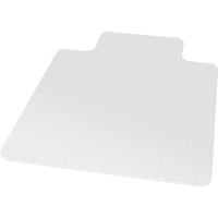 Staples Medium Pile Carpet Chair Mat - 36" x 48"-Protects medium pile carpet up to 3/4" thick (including padding depth) from chair caster wear and tear