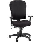 Tempur-Pedic Fabric High-Back Task Chair, Black-Chair seat is made with patented Tempur material from Tempur-Pedic that conforms to your body for customized support