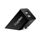 Kopplen Travel 2-Port USB Smart Wall Charger (2.4 A Max)-Advanced Charging Technology: Maximizing up to 2.4A charging speed, suitable for most USB charging devices