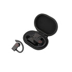 Sylvania True Wireless Bluetooth Sports Hook Earbuds With Charging Case - Black-Bluetooth 5.0 ensures more stable and smoother connectivity