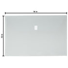 JAM Paper Plastic Envelopes with VELCRO Brand Closure, Booklet, Jumbo, 12 x 18, Clear Poly, 12 Pack (457V0CL)-Opening: booklet