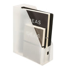 Gry Mattr File Box - 10.24"L x 4.02"W x 12.4"D-Plastic, frosted