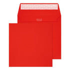 Blake Creative Color Bright Red Invitation Envelopes - 6 1/4" W x 6 1/4" L - Fire Engine Red - 25 Pack-Fire Engine Red