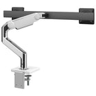Humanscale M8.1 Monitor Arm with Crossbar - M81CMWB2B-Ships unassembled to reduce packaging size and its modular links allow users to quickly design the most productive space without additional parts - all effectively saving resources, energy and shipping costs to get from factory to office