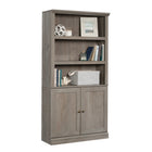 Sauder Miscellaneous Storage Bookcase With Doors - 5 shelves - 69.76" H - Mystic Oak (426418)-5 shelves - 3 are adjustable
