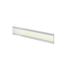 Azar Displays 1.5" x 6" Plastic Adhesive-Back C-Channel Nameplates, Clear, 10 Pack (199604)-Great for offices, schools, business and much more