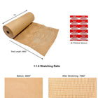 Reliabag Honeycomb Cushion Wrap Packing Paper - 15" x 400'-Recyclable biodegradable and made from 100% recycled paper