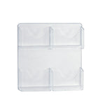 Azar Four-Pocket Wall Mount Bifold Brochure Holder, 2 Pack (252090)-Brochure Holder