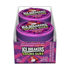 Ice Breakers Sour Mints Berry - 43g-Ingredients: Sorbitol, Malic Acid, Natural and Artificial Flavours, Maltitol, Maltodextrin, Tartaric Acid, Aspartame, Hydrogenated Palm Oil, Gum Arabic, Citric Acid, Magnesium Stearate, Mannitol, Soy, Lecthin, Coulor