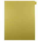 Mark Maker Legal Exhibit Index Tab Buff Single Tabs, 1/25th Cut, Letter Size, No Holes, Number 1, 25 Pack-Buff Single Tabs, 1/25th Cut