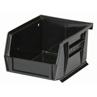 Recycled Stack & Hang Bins, Plastic, Black, 5-3/8" x 4-1/8" x 3", 48 Pack-Qty/Pk - 48