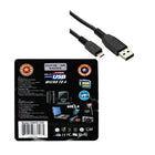 Electronic Master 6 Feet Micro to USB Cable , 6" x 6" x 1", Black-USB to Micro