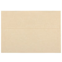 JAM Paper A7 Invitation Envelopes, 5.25 x 7.25, Parchment Brown Recycled, 1000 Pack (35311B)-Brown