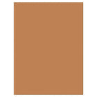 Pacon SunWorks Construction Paper - 9" x 12" - Brown - 500 Sheets-Brightly Coloured, all-purpose, high bulk, high strength, smooth textured heavyweight construction paper!