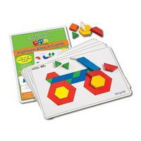 Learning Advantage Pattern Block Cards, Grade K - 4 (CTU7149)-Age group and grade: Ages 7 - 11 years and grades kindergarten - 4th