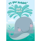 Millbrook Studios 5-3/8" x 7-3/4" It's Your Birthday Have A Blast! Greeting Cards and Envelopes, 18 Pack (06050)-Printed on uncoated card stock