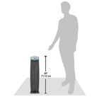 GermGuardian 4-in-1 True HEPA Air Purifier System with UV Sanitizer and Odor Reduction-28"H x 6.75"W x 11"L