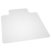 Flash Furniture 36" x 48" Hard Floor Chair Mat with Lip-Clear Vinyl Chair Mat