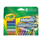 Crayola Metallic Markers-Includes 8 Shimmery Metallic Markers