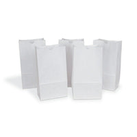 Pacon Corporation Rainbow White Kraft Bags, 150 Pack (PAC72005)-For craft projects and party supplies.