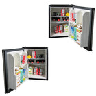 Koolatron Stainless Steel Compact Fridge - 1.76 cu. Ft. / 50 L-Advanced thermoelectric heat pipe technology with a high-performance heat pump unit  for efficient, reliable cooling