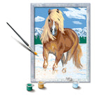 Ravensrburger CreArt The Royal Horse Painting by Numbers Series D-Relaxation and Stress Relief: Painting is a calming activity that eases stress and anxiety. CreArt is structured so it can be paused at any time. 