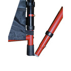 Drive Medical Portable Folding Travel Walker with 5" Wheels and Fold up Legs-23. 00"L x 5. 75"W x 19. 25"H