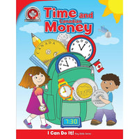 Canadian Curriculum Press - Time and Money Workbook - Grade 1 - 4-Educational Supplement