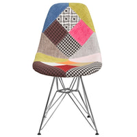 Flash Furniture Fabric Chair with Chrome Base, Milan, 2 Pack-Accent Side Chair