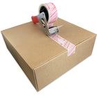 Tamperguard Tamper Evident Security Packing Tape - Red & White - 50mm W x 50m L - 3 Pack-Excellent adhesion to cartons, corrugated boxes, plastics & metals