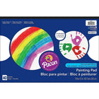 Pacon Art Street Painting Paper Pad, 18" x 12", White, 40 Sheets, 3 Pack (PAC104611)-Size: 18" x 12" paper