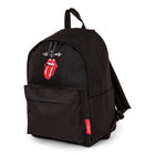 The Rolling Stones Core Collection Backpack with Signature Logo - Black-Adjustable padded shoulder straps for maximum comfort