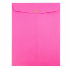JAM Paper 10" x 13" Open End Catalog Coloured Envelopes with Clasp Closure - Ultra Fuchsia Pink - 50 Pack -Size: 10 x 13 inches