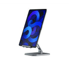 Satechi Aluminum Desktop Stand for iPad-grey, heavy-duty aluminum