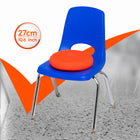 Bouncyband Little Wiggle Seat Sensory Cushion, Orange-Comes inflated and firmness can be customized